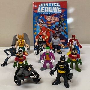 DC Comics Justice League 13‑Piece Play Figures Set Superhero Toys